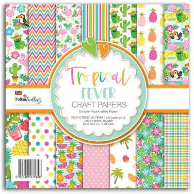 Polkadoodles Tropical Fever Designpapier - Paper Pack
